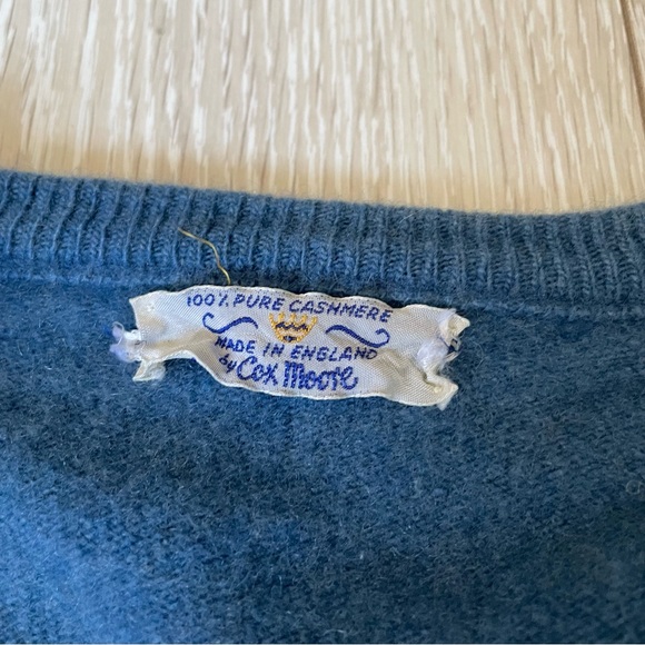 Silk and cashmere vintage sweater made in England - Picture 10 of 10